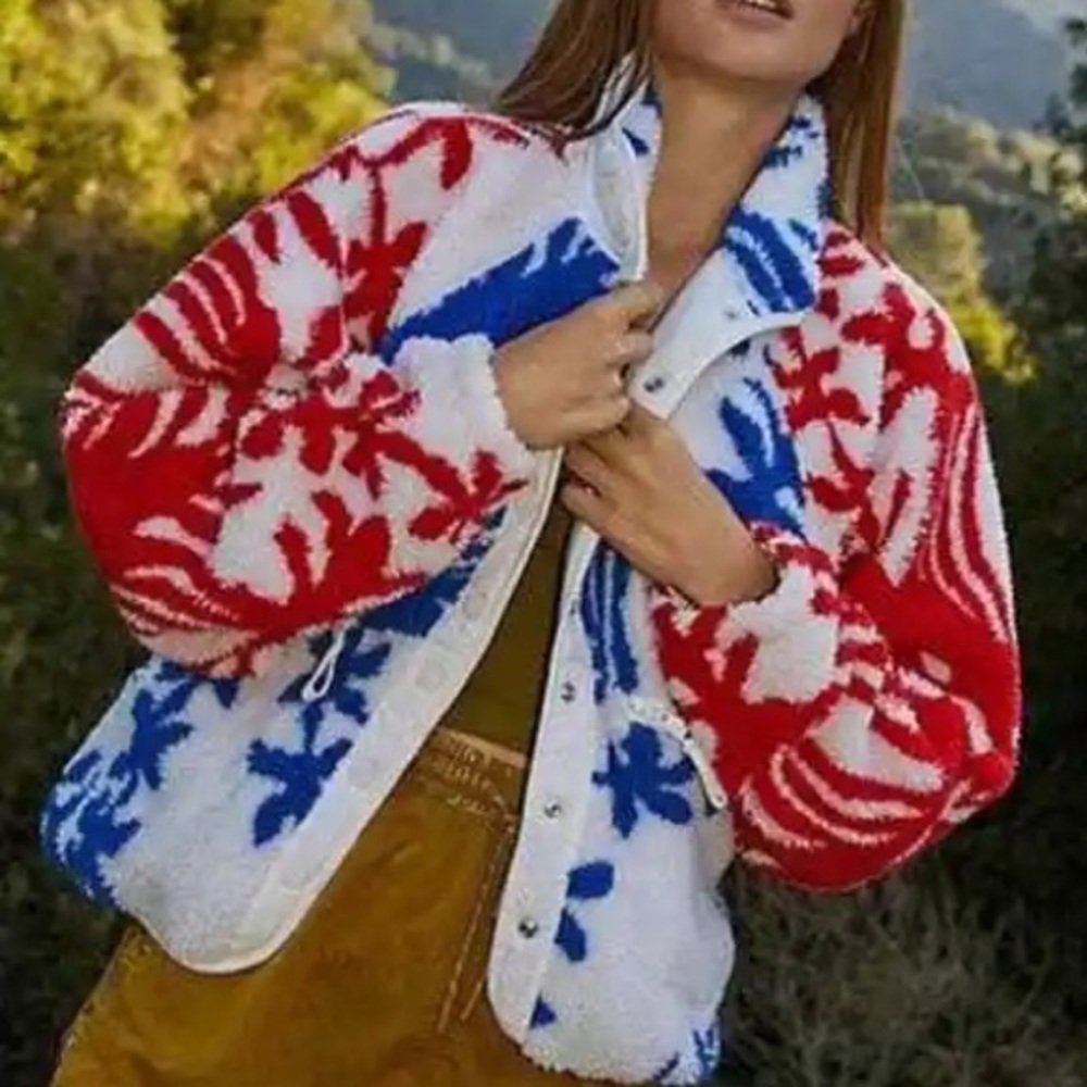 Free People Movement Rocky Ridges Sherpa Fleece Jacket Sizes XS